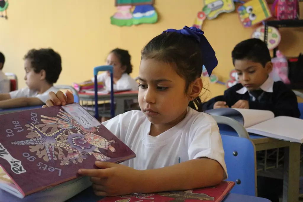 niña, estudiar, colegio, clase